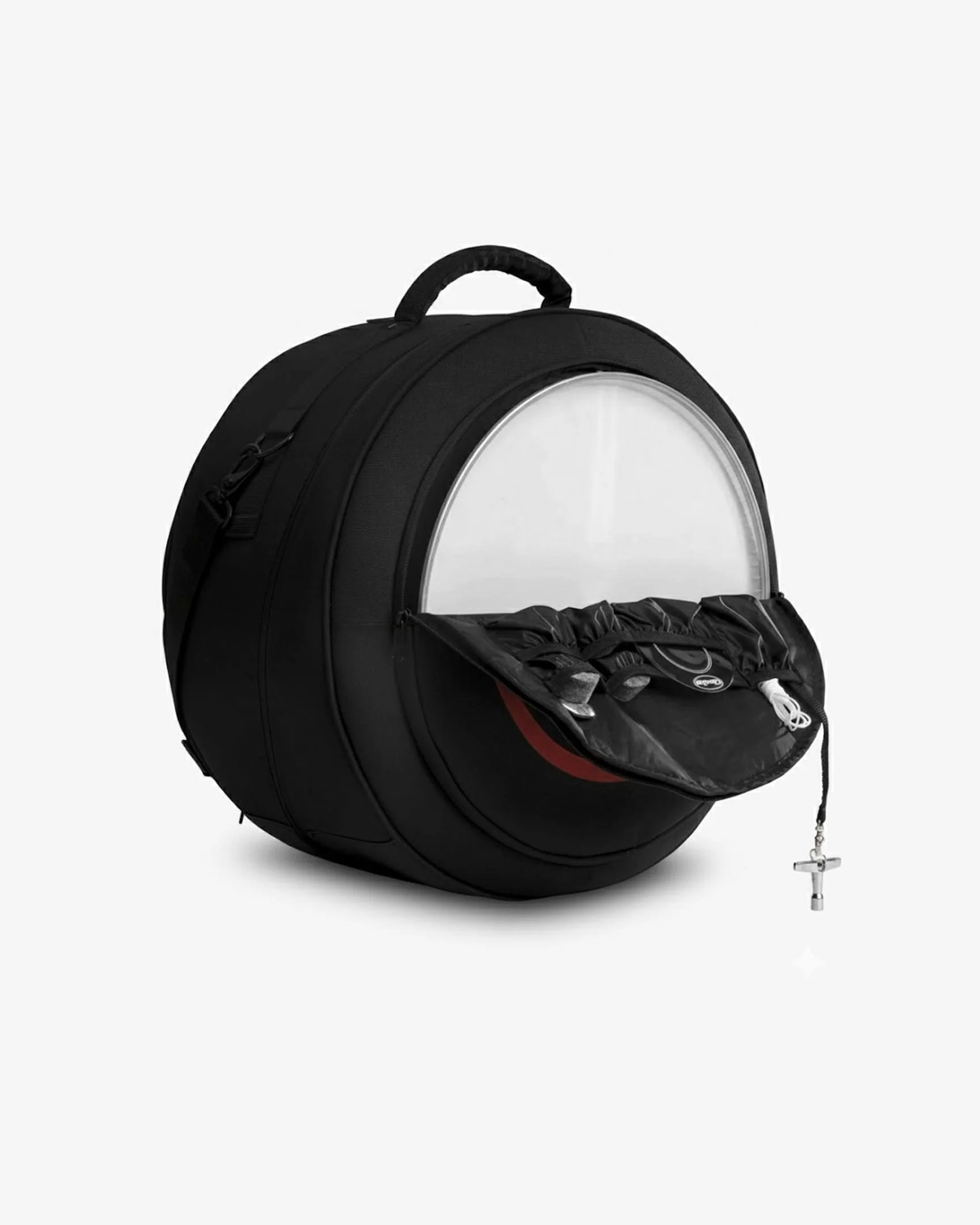 Gibraltar GPSBCZ 14" Deluxe Snare Drum Bag, Cross-Cut Zipper - Image 4